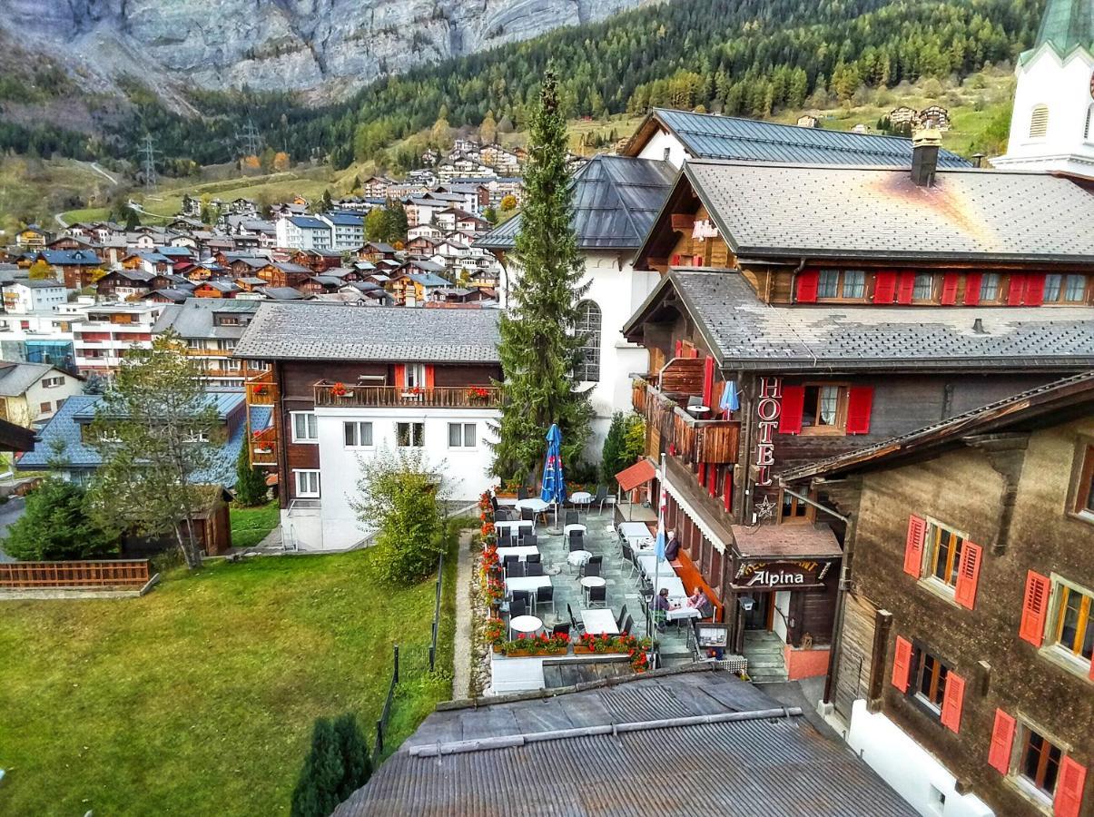 Alpina Hotel Leukerbad Exterior foto