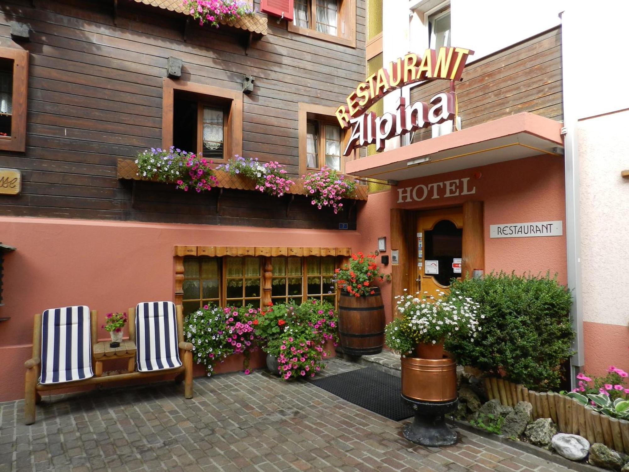 Alpina Hotel Leukerbad Exterior foto